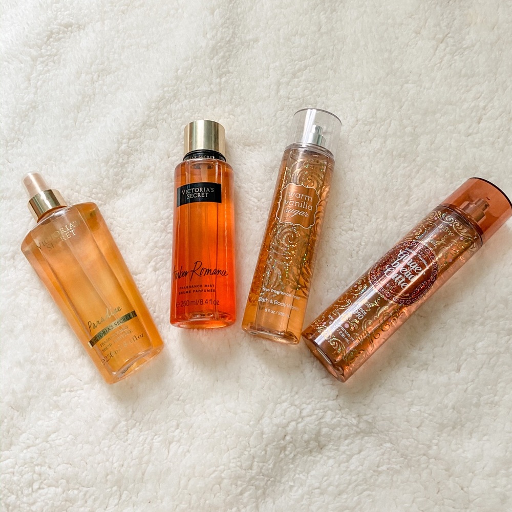 Set of 4 Body Sprays